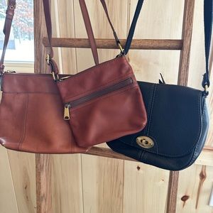 Fossil crossbody bundle